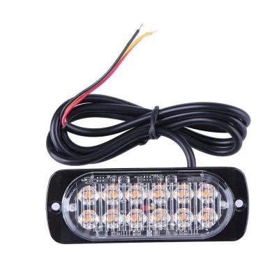 China Super Bright 36 Watt 4led 6led 12led 12W 18W Outdoor Lighthead Mount Led Grill Strobe Light NS-WL for sale