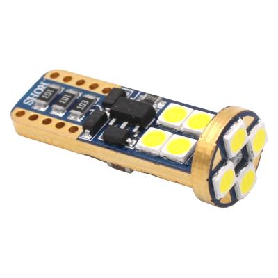 China 12V 24V T10 12SMD Car LED Light Bulb 3030 SMD LED Chip for sale