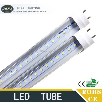 China office shenzhen factory lowest price 12v 24v led lights t8 led tube 18w 1200mm made in china for sale