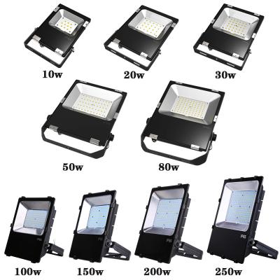 China led flood light 10w-250w 10w-250w ultra thin led outdoor flood light ip65 10w 20w 30w 50w 80w 100w 150w 200w 250w for sale