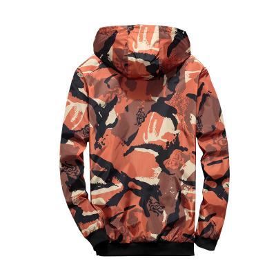 China Men's Windproof Anorak Hooded Camouflage Sportwear Casual Waterproof Jacket For Men's Coat for sale