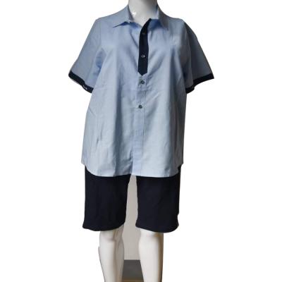 China Custom Short Button Women's Factory QUICK DRY Sleeve Shirt For Summer for sale