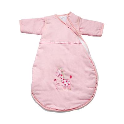 China Spring and Autumn Detachable Sleeves Baby Sleeping Cotton Baby Sleeping Bags Newborn Organic Breathable Sack Bags for sale