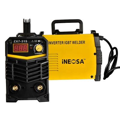 China Hotels Welding Appliance Single Phase 315A Arc Inverter ZX7-315A Portable Welding Machine for sale