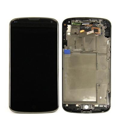 China LG Google Nexus 4 Frame Sunmorn LCD Display Screen Replacement With Touch Screen Digitizer Assembly With Repair Tool for sale