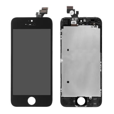 China Broken Fix Phone Screen Screen Replacement For iPhone 5 5G 4.0 Inch LCD Display Touch Digitizer View Assembly With Tempered Glass Kits (Black ) for sale