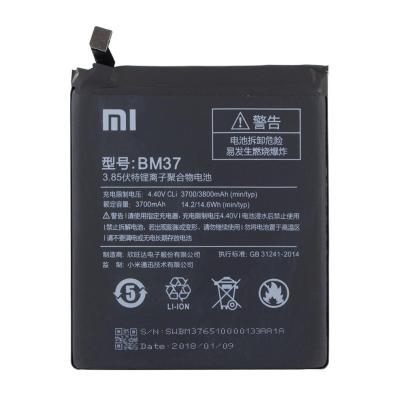 China Over 500 Times SUNMORN Wholesale For Xiaomi BM37 Xiaomi MI 5s Plus 3700mAh Lithium Ionen Polymer Battery Xiaomi Lithium Ion Battery for sale