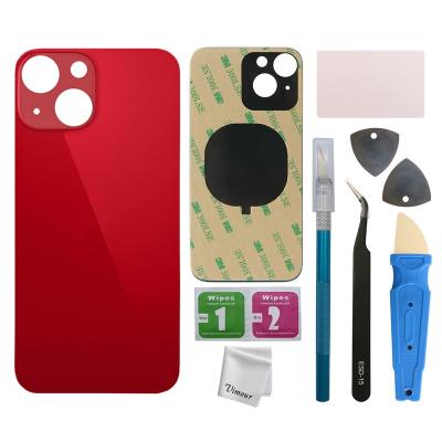 China Sunmorn Glass Back Glass Replacement Compatible with iPhone 13 6.1 Red with Preinstalled Adhesive and Repair Tool Kits for sale