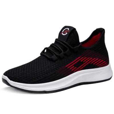 China CUSHIONING 2021 New Sneakers Men Fly Weave Breathable Running Sport Shoes Tide Causal Sports Shoes Lightweight Soft Anti-Slip Athletic Men Shoes for sale