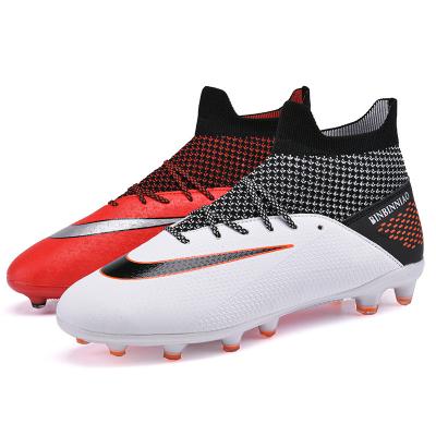 China Sport Shoes Soccer 2021 New Style Professional Soccer Shoes For Men Football Boots Kids High Ankle Soccer Cleats Sports Sneakers Waterproof Shoes for sale