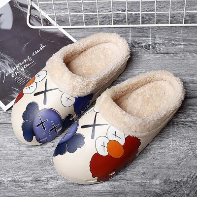 China Wholesale New Arrival Great Price Deodorization Custom Anti-slip Winter Unisex Indoor Outdoor Fur Lined Warm Clogs For Women Men for sale