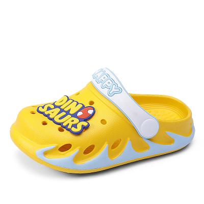 China Comfortable Clog /Breathable Professional Manufacturing Breathable Yellow Cozy Kids / Anti-slip for sale