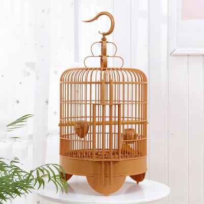 China Mingliang Breathable Bird Cage And Wire Mesh House For Parrots And Small Birds With Standing Post for sale