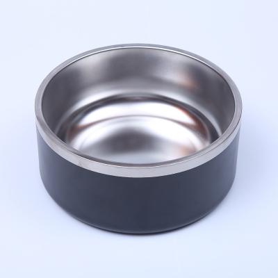 China Durable Stainless Steel Blank LOGO Custom Sublimation Dog Bowl Pet Viable Use Suppliers for sale