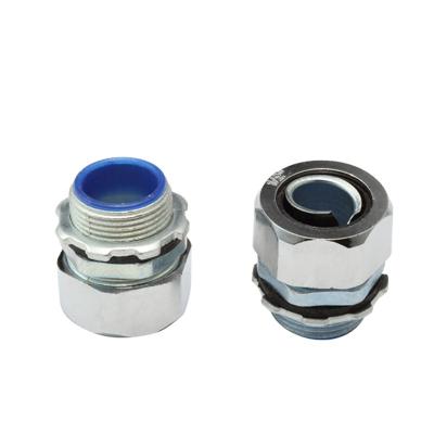 China Use for electrical cable protection not for water drain CE Rosh certificate price good flexible metal conduit fittings connector for sale