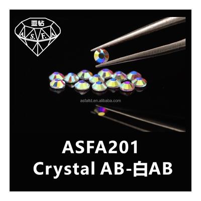 China Flatback ASFA201 ab fix crystal hot stones with rolling good stones and high quality fake stones with good stones glue for sale