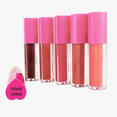 China Easy To Color Factory To Customize Mirror Lip Gloss Good Quality Lip Augmentation Make Your Own Label Moisturizing Liquid Lipstick for sale