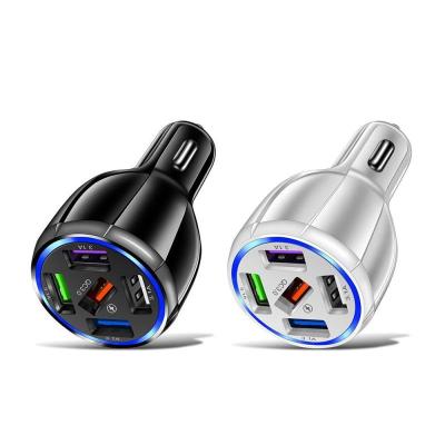 China Ipad/Camera/PDA/MP3 Mobile Phone/Car Charger Wireless Fast Charger Adapter In Car 5 Ports Mini Car Charger Adapter Fast Charging Mobile LED for sale