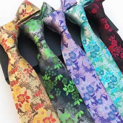 China 100% SILK Flower Design 100% Silk Tie for sale