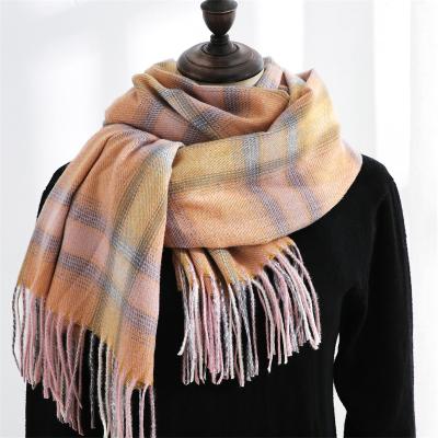 China Wholesale Hot Sale Imitated Cashmere Cashmere Like Lady's Shawl 70x180cm for sale