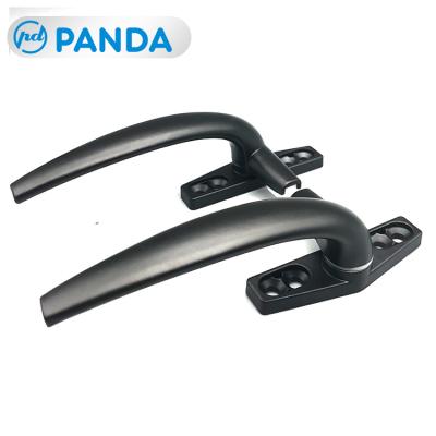 China Black Windows and Doors Accessories OEM Design Hardware Handles Set Aluminum Alloy Window Handle for Aluminum Casement Window for sale