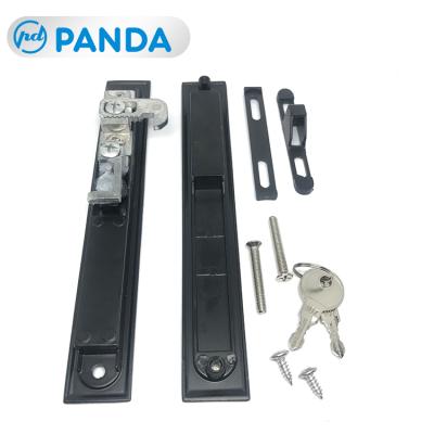 China Sliding Windows and Doors Accessories Aluminum Alloy Sliding Window Door Lock Metal Sild Doors Sliding Window Locks with Key for sale