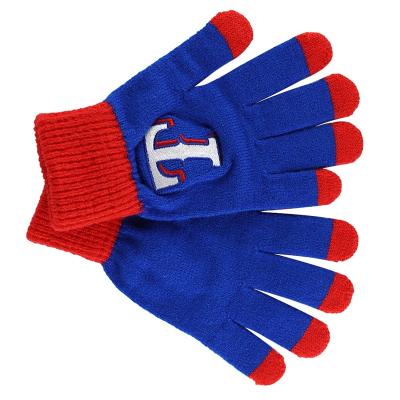 China Hottest sale nfl winter hand touchscreen arcylic gloves for adult for sale