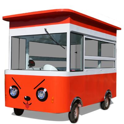 China Easy operate kitchen cooking mobile food truck /food trailer cart/ice cream cart for sale