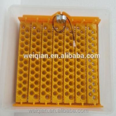 China Bird egg tray with incubator motor for 154 quail eggs for sale