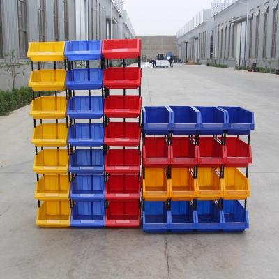 China Storage Organizer Boxes Bin For Viable Plastic Parts Trash Cans Bolt Screw Nuts Storage Tool Box Container for sale