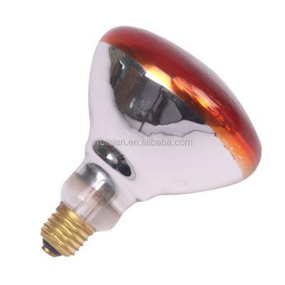 China Animal Husbandry Infrared Heat Lamp 75w 125w 150w 175w 250w 220v For Poultry, Animals, Medical, Paint Drying, Food Infrared Lamp for sale