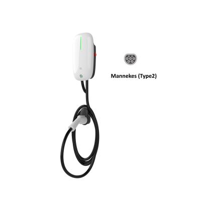 China 7kW Ev Wall Charger Fastest Home Ev Charger OEM ODM ABS+PC Enclosure Type2 Connector for sale