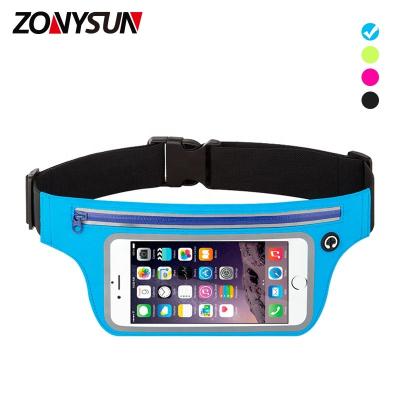 China Running Bag Touch Screen Water Proof Water Resistant Running Belt For For Hiking Hiking Climbing Running for sale