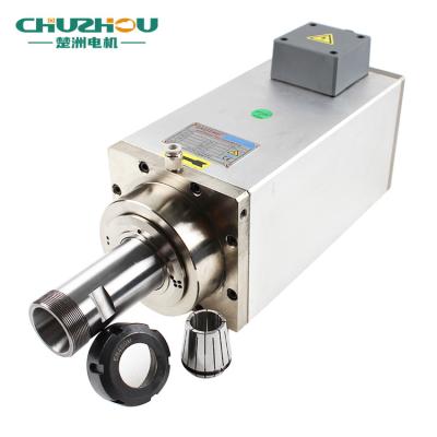 China Aluminum Drill Air Cooling Spindle 220v 380v Metal CNC Router Spindle Milling High Speed ​​Grinding Motor for sale