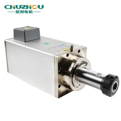 China Aluminum Drill Milling Spindle 3000rpm Air Cooling 8KW 220v 380v CNC Router Spindle Motor For Grinding Metal for sale