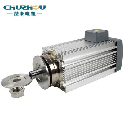 China CHUZHOU Air Cooling Woodworking Cutting Cutting High Torque CNC Router Spindle Motor AC DC Motor For Aluminum Cutting for sale