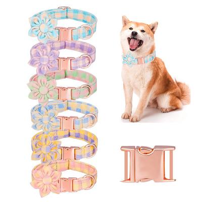 China DETACHED Pet Collars Personalized Soft Comfortable Adjustable Dog Collars For Small Medium Large Dogs for sale