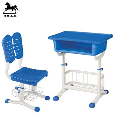 China School Sets Adjustable ABS Plastic School Desk And Chair School Furniture for sale