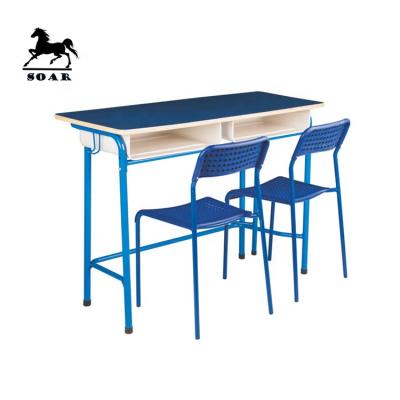 China Comfortable Used Desk And Plywood Adult School Chair For School Furniture for sale