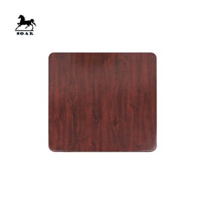 China Convertible restaurant werzalit molded board dinner table tops for sale