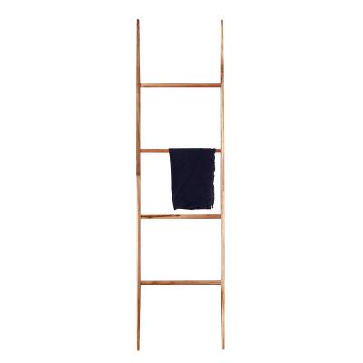 China China Luxury Wooden Ladder Hotel Covering Towel Rack for Home and Bathroom for sale