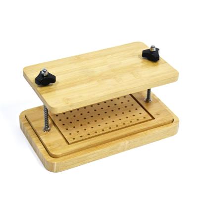 China Sustainable High Quality Creative Kitchen Making Tofu Tool Bamboo Wooden Tofu Press With Water Drying Tray for sale