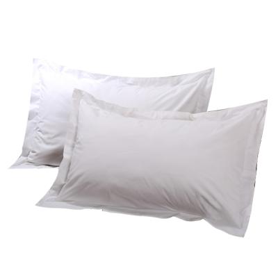 China Home Textile Products Custom Made Pure Cotton Luxury Hotel Satin White Pillow Case for sale