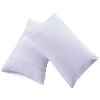 China Gray Color Polyester Fabric Pillowcases blue khaki green white anti-static for bed for sale