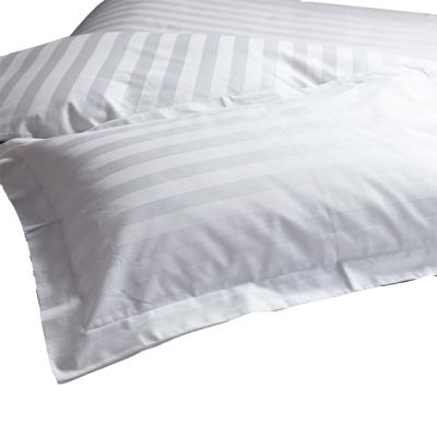 China Antistatic 100% Cotton Bedding Linen Customized Design Bed Pillowcases For Hotel for sale