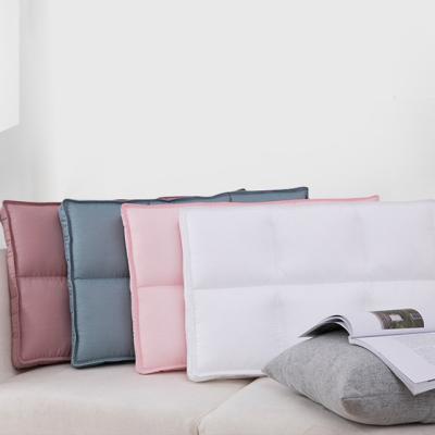 China Anti-static Customized Logo 4 Kinds Of Color Oblong Shape Bed Pillows For Sleep for sale