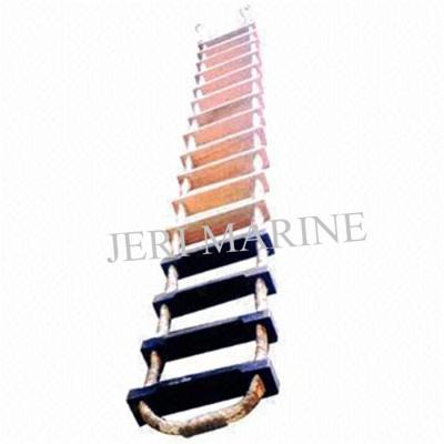 China High Quality Marine Pilot Ladder / Boarding Lifesaving Rope Ladder for sale