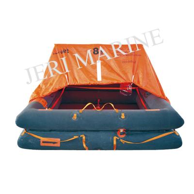 China Suitable for vessels sailing on international voyages SOLAS approved Marine Emergency Life Raft for sale