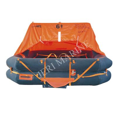 China Suitable for vessels sailing on international voyages Marine Inflatable Life Raft for sale