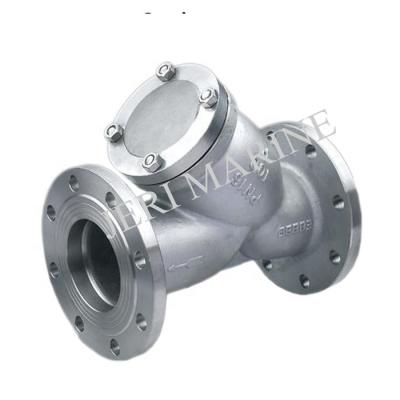 China DIN /JIS Standard Flanged Pipe Fitting Y Type Strainer / Filter For Water, Oil, Gas for sale